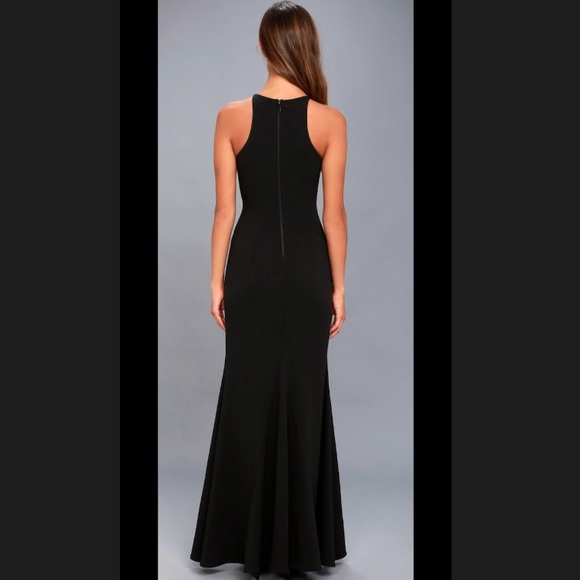Black Formal Maxi Dress - Picture 3 of 3